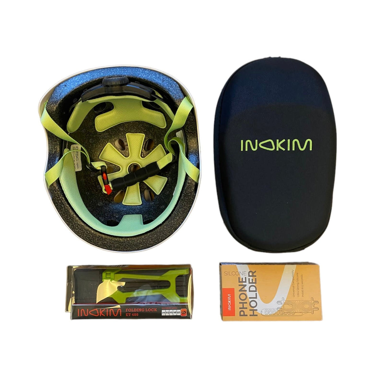 INOKIM Rider Package (Helmet + Phone Holder + Inokim Lock + Front Bag) - INOKIM OFFICIAL