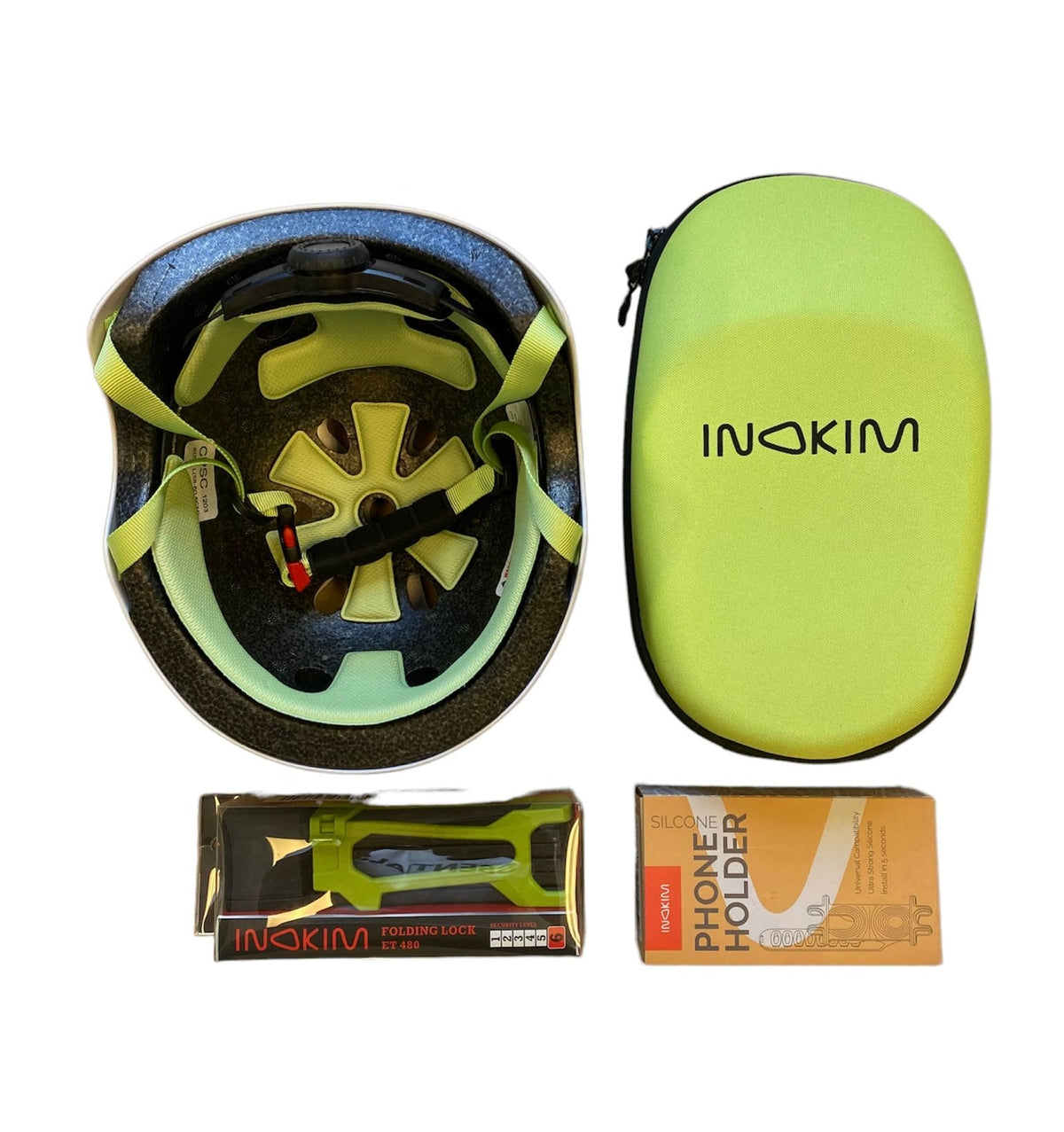 INOKIM Rider Package (Helmet + Phone Holder + Inokim Lock + Front Bag) - INOKIM OFFICIAL